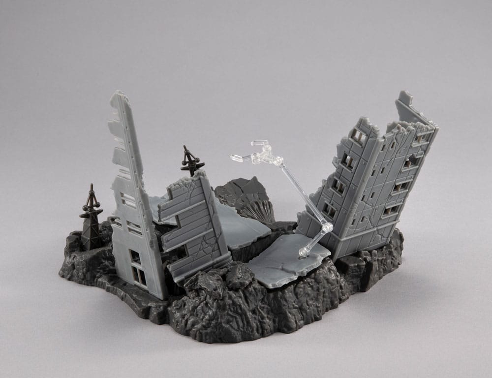 Mobile Suit Gundam Realistic Model Series Diorama G Structure GS02M The abandoned buildings in New Yark City Material Color Edition - Scale Statue - Megahouse - Hobby Figures UK