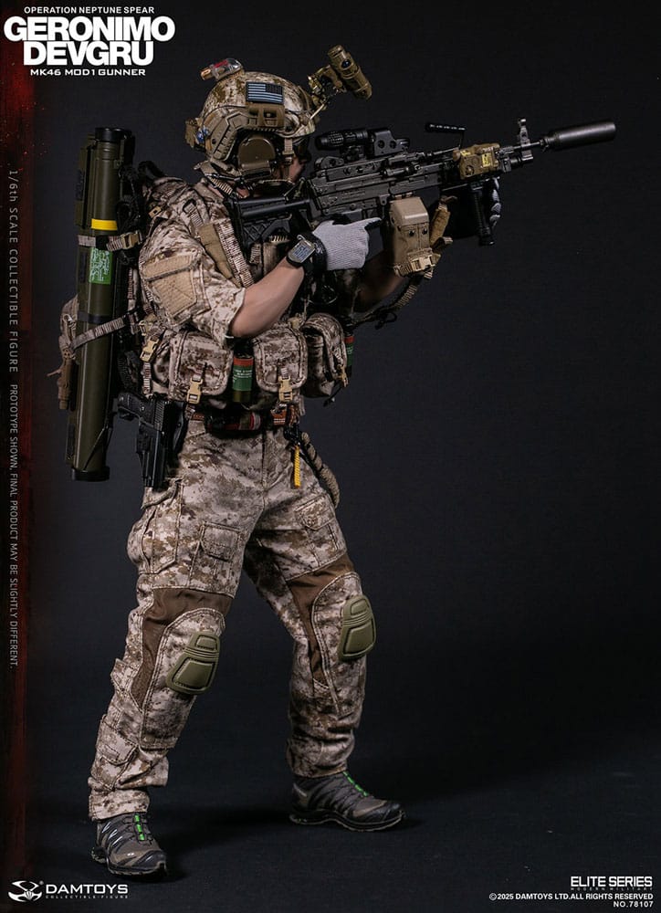 Modern Military Action Figure 1/6 Geronimo Devgru - MK46 MOD1