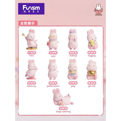 Momo Bunny Daily Series Mini Figures 9cm Display (9) - Mini Figures - Elska - Hobby Figures UK