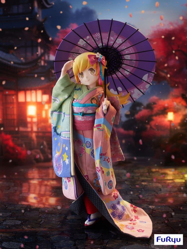Monogatari PVC Statue 1/4 Shinobu Oshino Japanese Doll 42cm - Scale Statue - Furyu - Hobby Figures UK