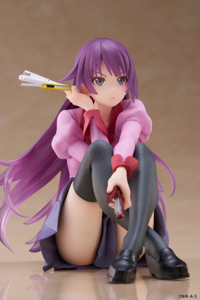 Monogatari PVC Statue Desktop Cute Figure Hitagi Senjougahara 13cm - Scale Statue - Taito Prize - Hobby Figures UK