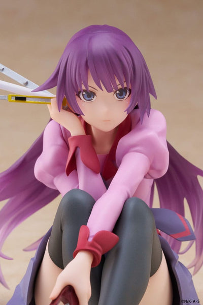 Monogatari PVC Statue Desktop Cute Figure Hitagi Senjougahara 13cm - Scale Statue - Taito Prize - Hobby Figures UK