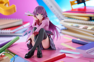 Monogatari PVC Statue Desktop Cute Figure Hitagi Senjougahara 13cm - Scale Statue - Taito Prize - Hobby Figures UK