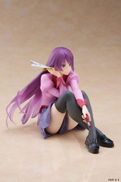 Monogatari PVC Statue Desktop Cute Figure Hitagi Senjougahara 13cm - Scale Statue - Taito Prize - Hobby Figures UK