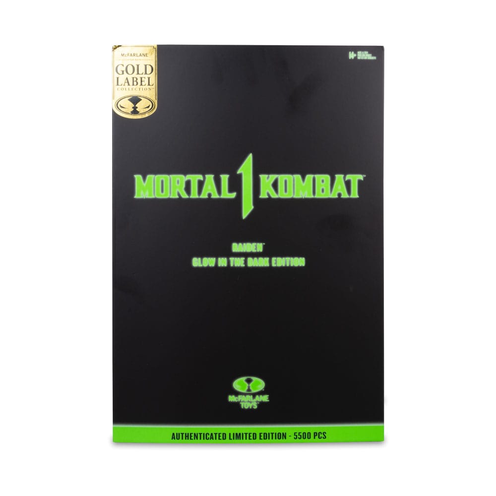 Mortal Kombat Action Figure Glow in the Dark Edition Raiden (Gold Label) 18cm - Action Figures - McFarlane Toys - Hobby Figures UK