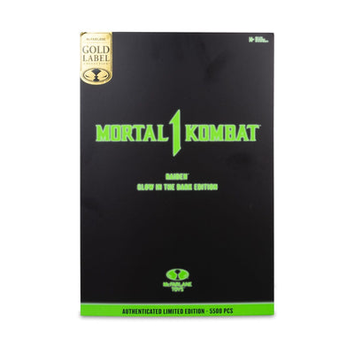 Mortal Kombat Action Figure Glow in the Dark Edition Raiden (Gold Label) 18cm - Action Figures - McFarlane Toys - Hobby Figures UK