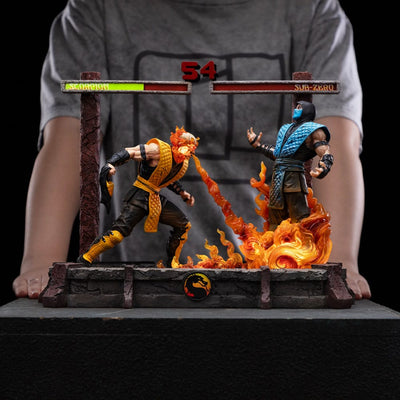 Mortal Kombat Deluxe Art Scale Statue 1/10 Scorpion Fatality 27cm - Scale Statue - Iron Studios - Hobby Figures UK