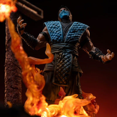 Mortal Kombat Deluxe Art Scale Statue 1/10 Scorpion Fatality 27cm - Scale Statue - Iron Studios - Hobby Figures UK