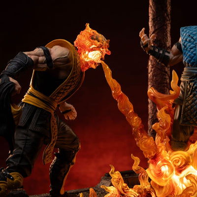 Mortal Kombat Deluxe Art Scale Statue 1/10 Scorpion Fatality 27cm - Scale Statue - Iron Studios - Hobby Figures UK