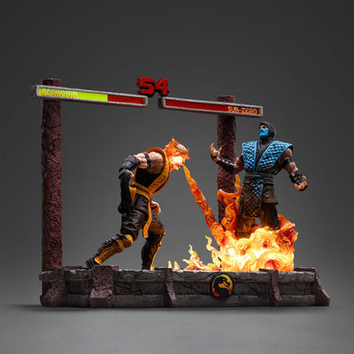 Mortal Kombat Deluxe Art Scale Statue 1/10 Scorpion Fatality 27cm - Scale Statue - Iron Studios - Hobby Figures UK