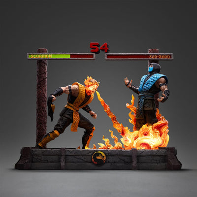 Mortal Kombat Deluxe Art Scale Statue 1/10 Scorpion Fatality 27cm - Scale Statue - Iron Studios - Hobby Figures UK