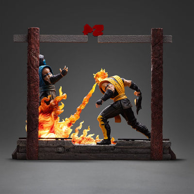 Mortal Kombat Deluxe Art Scale Statue 1/10 Scorpion Fatality 27cm - Scale Statue - Iron Studios - Hobby Figures UK