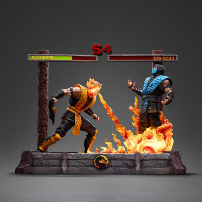 Mortal Kombat Deluxe Art Scale Statue 1/10 Scorpion Fatality 27cm - Scale Statue - Iron Studios - Hobby Figures UK