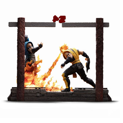 Mortal Kombat Deluxe Art Scale Statue 1/10 Scorpion Fatality 27cm - Scale Statue - Iron Studios - Hobby Figures UK