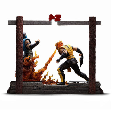 Mortal Kombat Deluxe Art Scale Statue 1/10 Scorpion Fatality 27cm - Scale Statue - Iron Studios - Hobby Figures UK