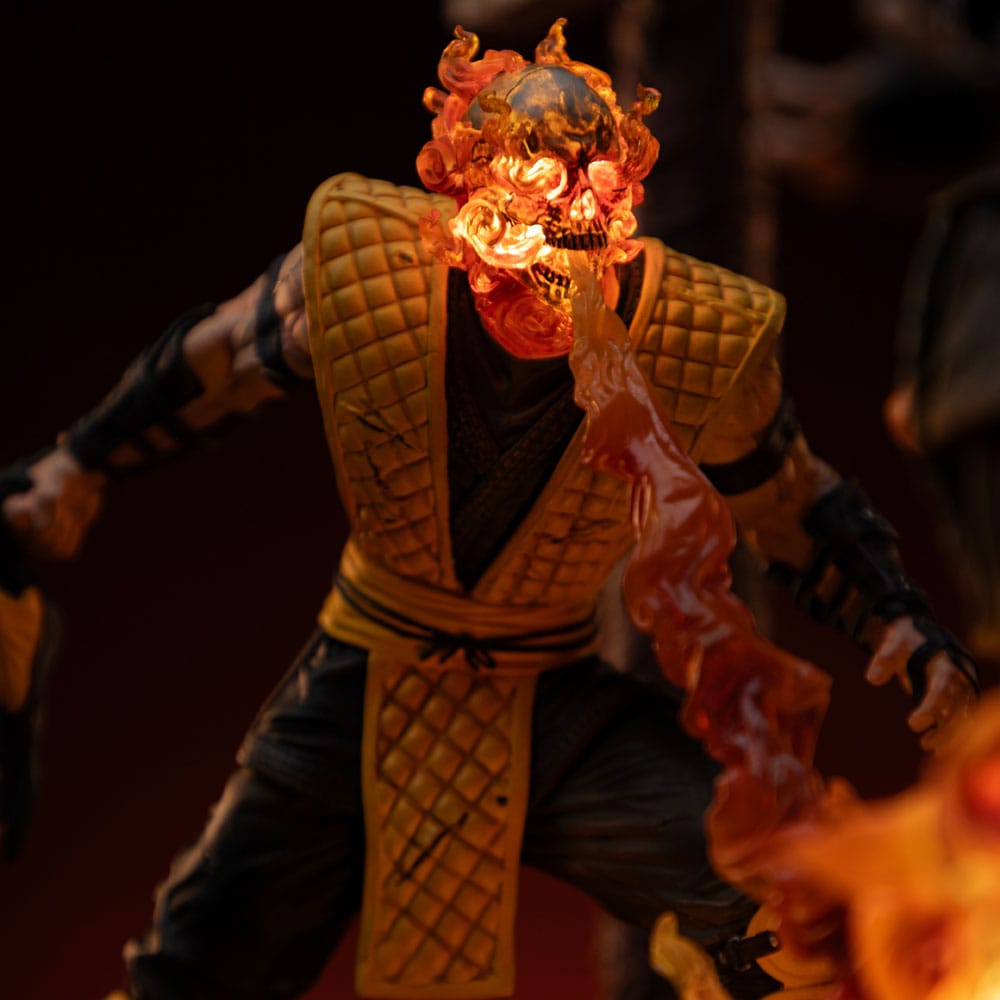 Mortal Kombat Deluxe Art Scale Statue 1/10 Scorpion Fatality 27cm - Scale Statue - Iron Studios - Hobby Figures UK