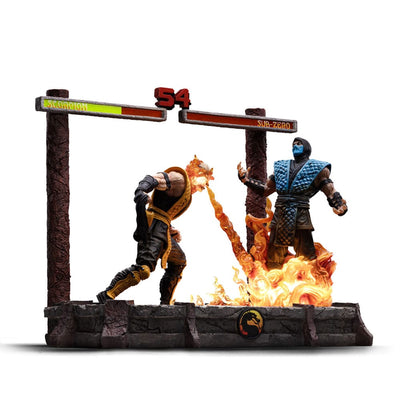 Mortal Kombat Deluxe Art Scale Statue 1/10 Scorpion Fatality 27cm - Scale Statue - Iron Studios - Hobby Figures UK
