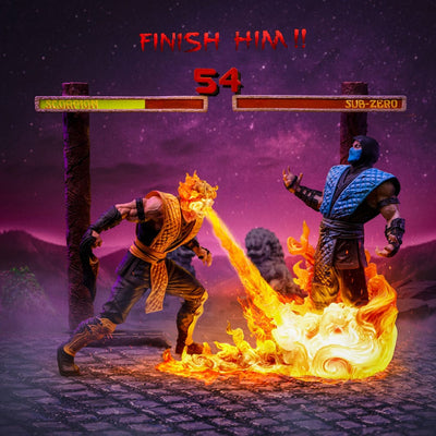 Mortal Kombat Deluxe Art Scale Statue 1/10 Scorpion Fatality 27cm - Scale Statue - Iron Studios - Hobby Figures UK