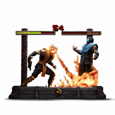 Mortal Kombat Deluxe Art Scale Statue 1/10 Scorpion Fatality 27cm - Scale Statue - Iron Studios - Hobby Figures UK