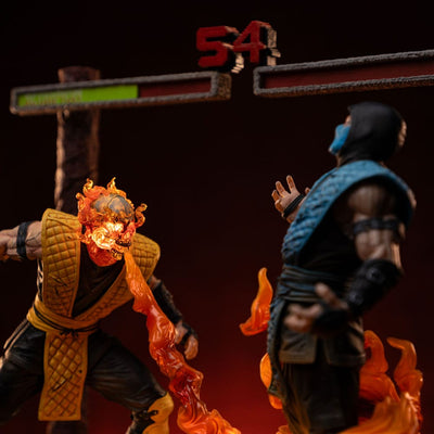 Mortal Kombat Deluxe Art Scale Statue 1/10 Scorpion Fatality 27cm - Scale Statue - Iron Studios - Hobby Figures UK