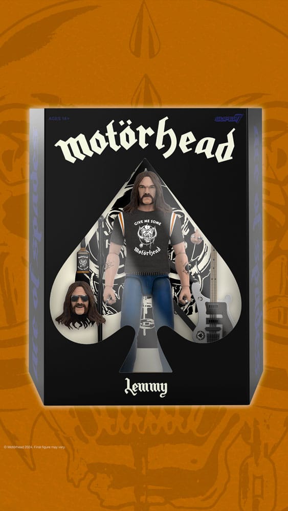 Motorhead Ultimates Action Figure Wave 2 Lemmy 18cm - Action Figures - Super7 - Hobby Figures UK