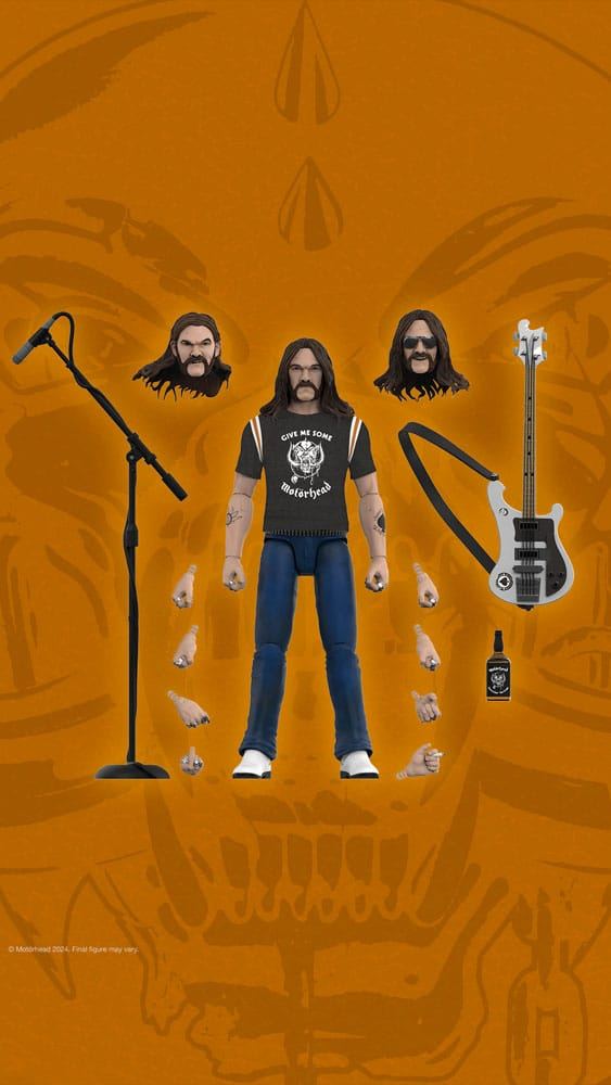 Motorhead Ultimates Action Figure Wave 2 Lemmy 18cm - Action Figures - Super7 - Hobby Figures UK