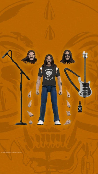 Motorhead Ultimates Action Figure Wave 2 Lemmy 18cm - Action Figures - Super7 - Hobby Figures UK