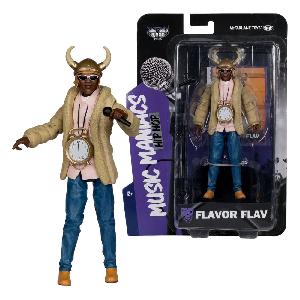 Music Maniacs Hip Hop Action Figure Flavor Flav 16cm