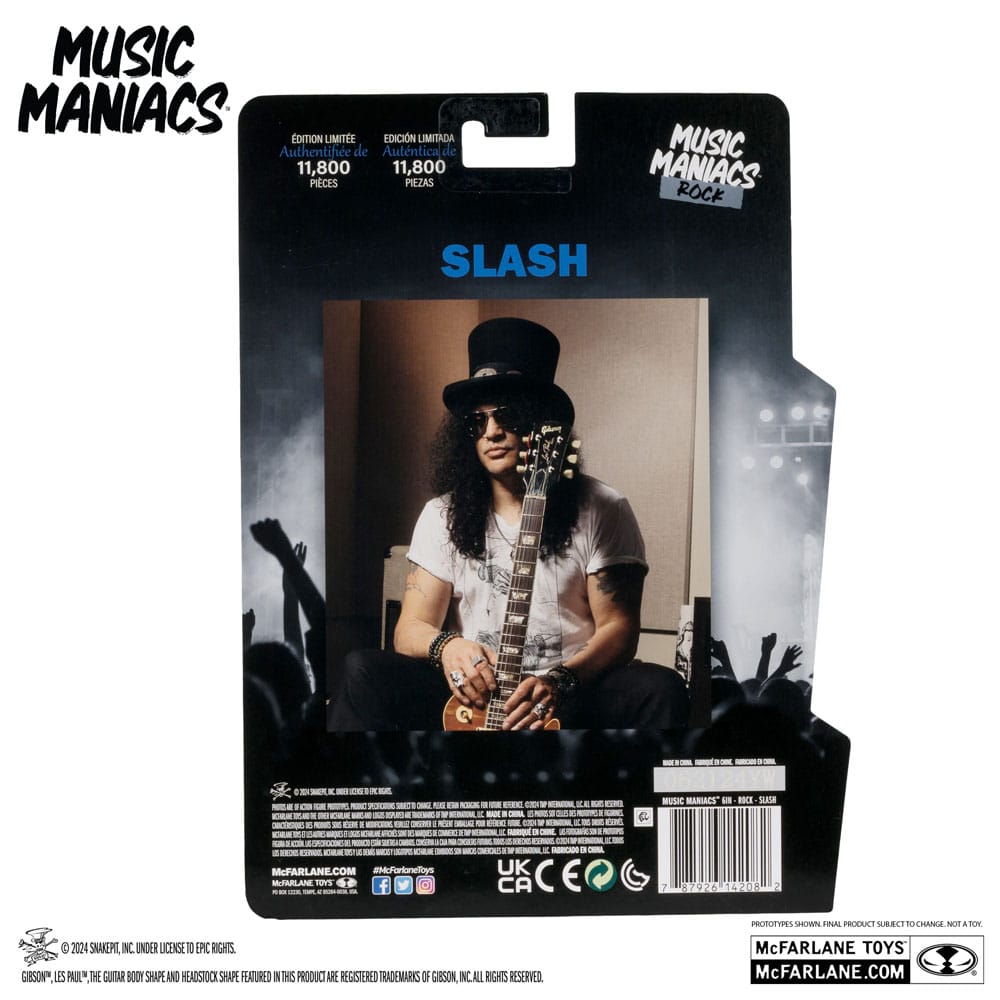 Music Maniacs Rock Action Figure Slash 15cm - Action Figures - McFarlane Toys - Hobby Figures UK
