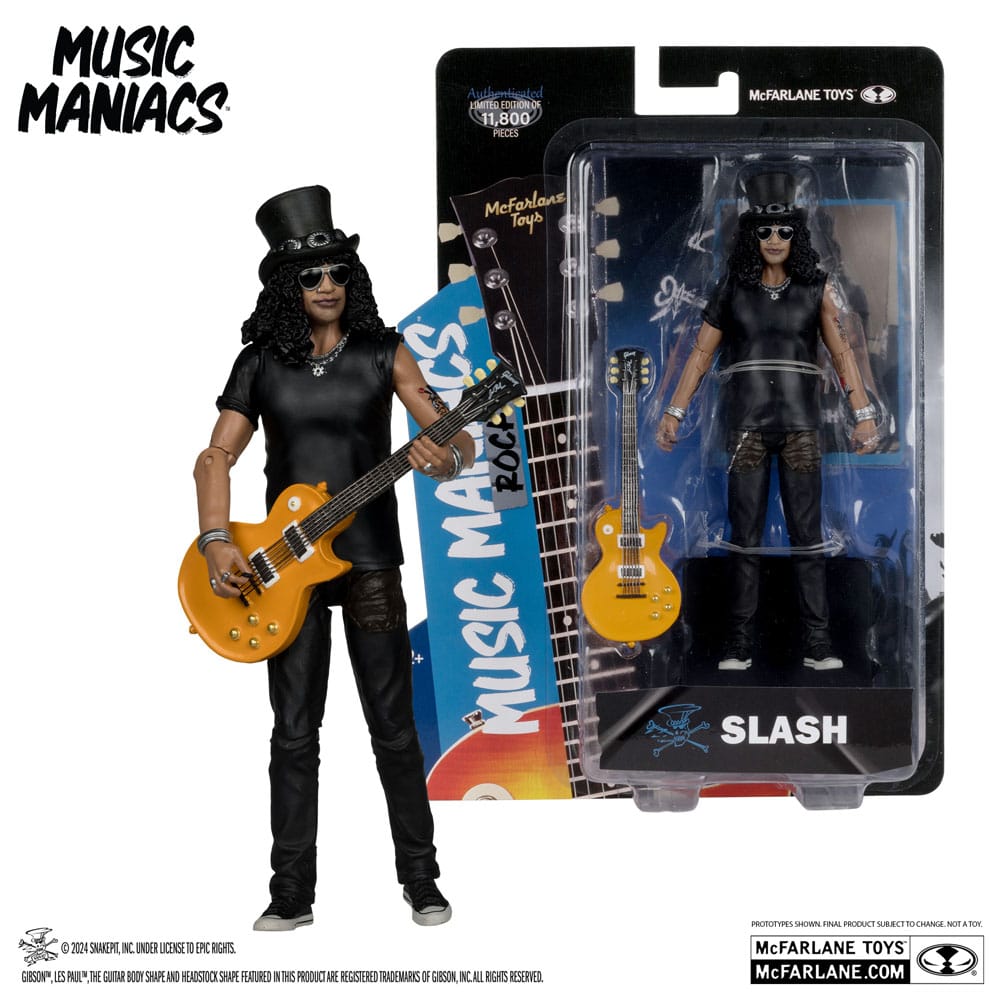 Music Maniacs Rock Action Figure Slash 15cm - Action Figures - McFarlane Toys - Hobby Figures UK