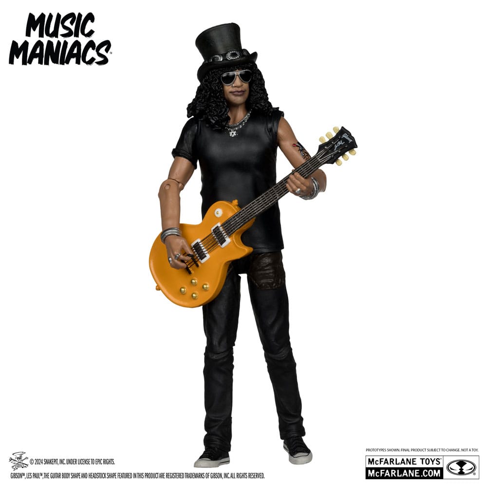 Music Maniacs Rock Action Figure Slash 15cm - Action Figures - McFarlane Toys - Hobby Figures UK