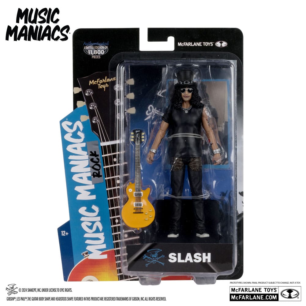 Music Maniacs Rock Action Figure Slash 15cm - Action Figures - McFarlane Toys - Hobby Figures UK