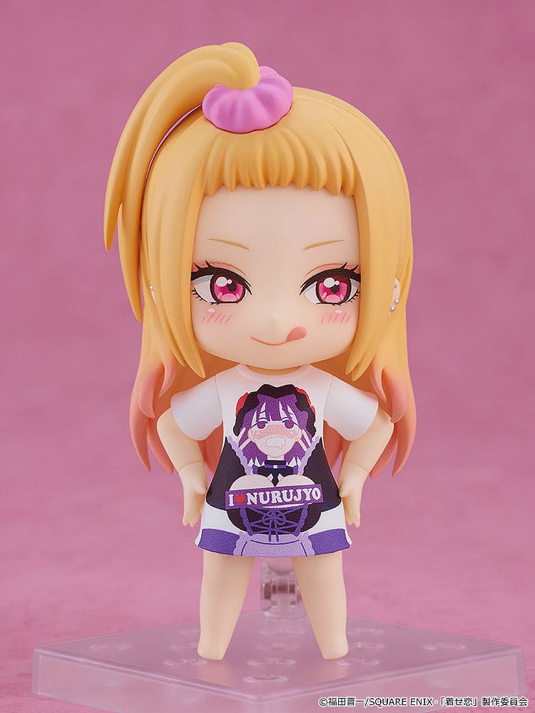 My Dress-Up Darling Nendoroid Action Figure Marin Kitagawa: Slippery Girls Full Graphic T-Shirt Ver. 10cm - Action Figures - Good Smile Company - Hobby Figures UK
