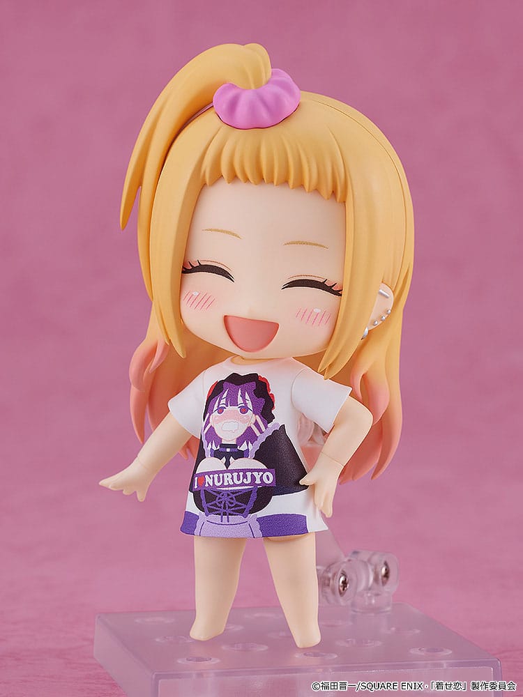 My Dress-Up Darling Nendoroid Action Figure Marin Kitagawa: Slippery Girls Full Graphic T-Shirt Ver. 10cm - Action Figures - Good Smile Company - Hobby Figures UK