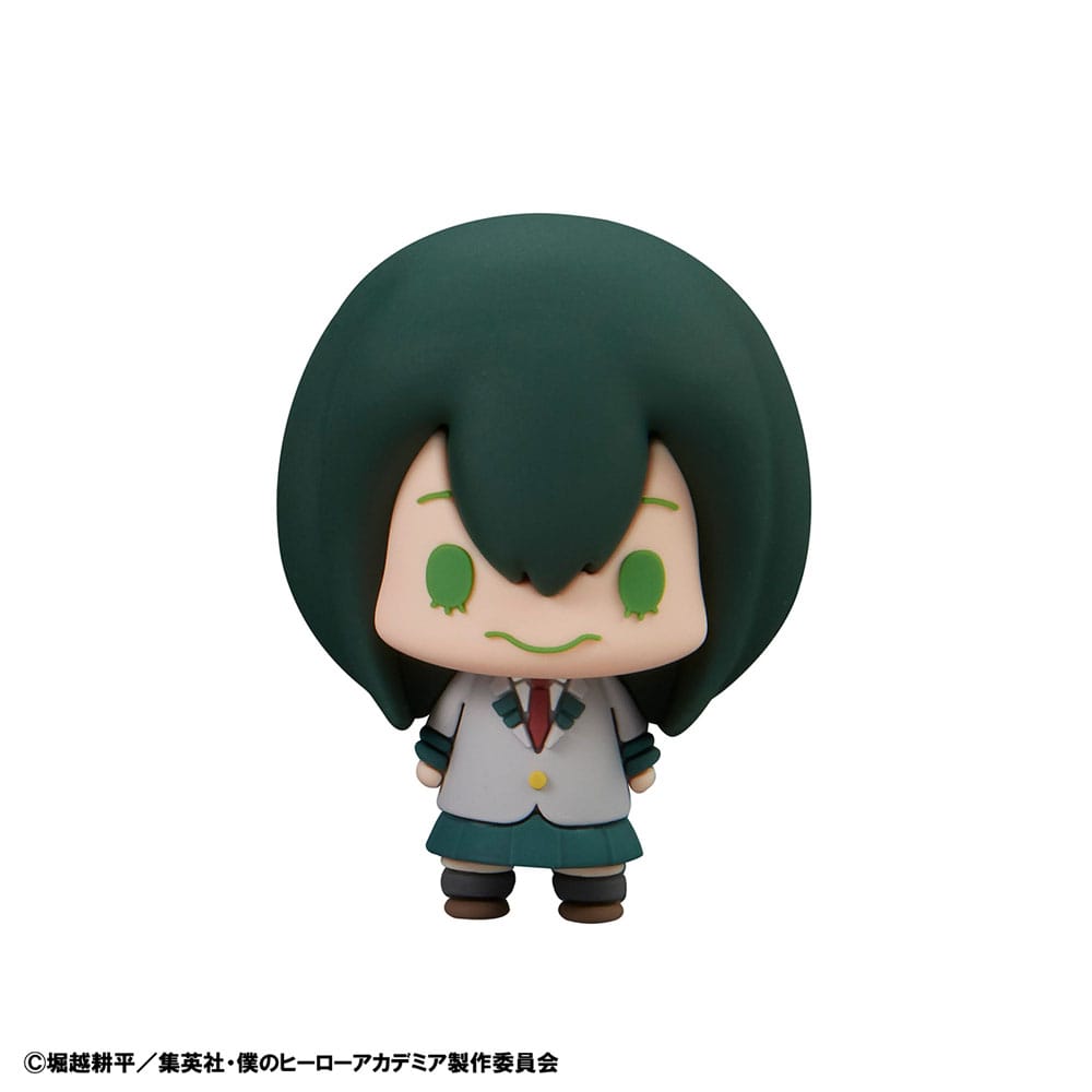 Mascotte Portachiavi My Hero Academia - Tsuyu Asui A Forma Di Rana, Catena Con Palla, 12cm