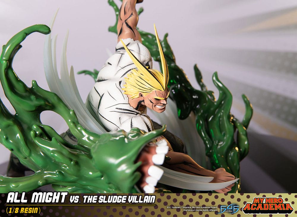 My Hero Academia Diorama All Might Vs. the Sludge Villain 30cm - Scale Statue - First 4 Figures - Hobby Figures UK