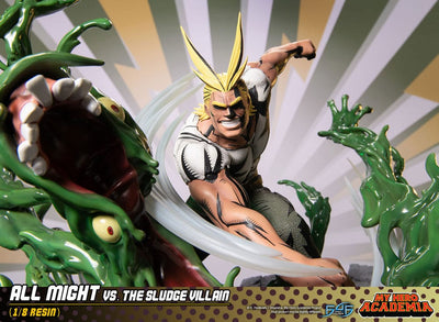 My Hero Academia Diorama All Might Vs. the Sludge Villain 30cm - Scale Statue - First 4 Figures - Hobby Figures UK