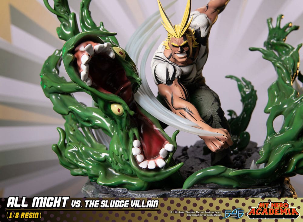 My Hero Academia Diorama All Might Vs. the Sludge Villain 30cm - Scale Statue - First 4 Figures - Hobby Figures UK