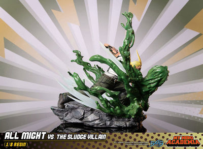 My Hero Academia Diorama All Might Vs. the Sludge Villain 30cm - Scale Statue - First 4 Figures - Hobby Figures UK