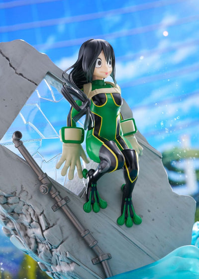 My Hero Academia Dressta PVC Statue Tsuyu Asui 22cm - Scale Statue - Taito Prize - Hobby Figures UK