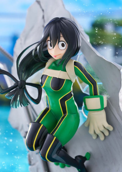 My Hero Academia Dressta PVC Statue Tsuyu Asui 22cm - Scale Statue - Taito Prize - Hobby Figures UK