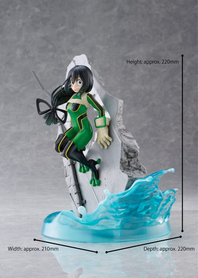 My Hero Academia Dressta PVC Statue Tsuyu Asui 22cm - Scale Statue - Taito Prize - Hobby Figures UK