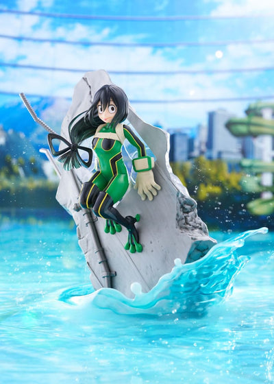 My Hero Academia Dressta PVC Statue Tsuyu Asui 22cm - Scale Statue - Taito Prize - Hobby Figures UK