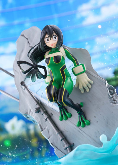 My Hero Academia Dressta PVC Statue Tsuyu Asui 22cm - Scale Statue - Taito Prize - Hobby Figures UK