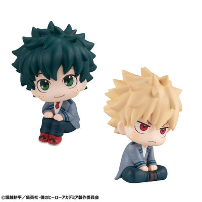 My Hero Academia Look Up PVC Statue Izuku Midoriya & Katsuki Bakugo 11cm (with gift) - Scale Statue - Megahouse - Hobby Figures UK