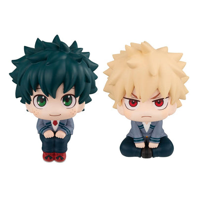 My Hero Academia Look Up PVC Statue Izuku Midoriya & Katsuki Bakugo 11cm (with gift) - Scale Statue - Megahouse - Hobby Figures UK