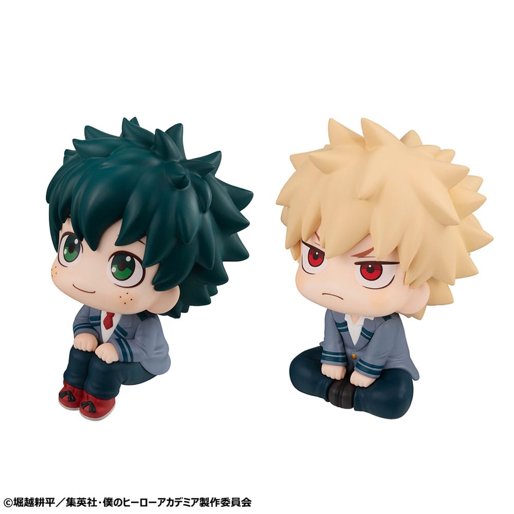 My Hero Academia Look Up PVC Statue Izuku Midoriya & Katsuki Bakugo 11cm (with gift) - Scale Statue - Megahouse - Hobby Figures UK
