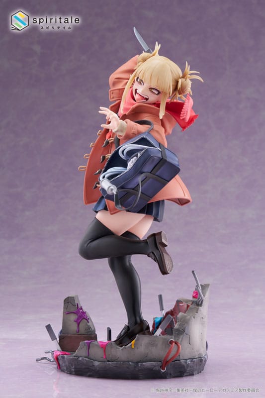 My Hero Academia PVC Statue 1/7 Himiko Toga Duffel Coat Ver. 27cm - Scale Statue - Taito Prize - Hobby Figures UK