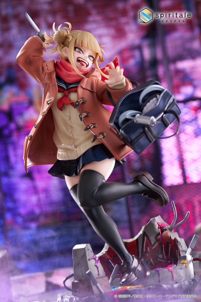 My Hero Academia Senpai PVC Statue 1/7 Himiko Toga Duffel Coat 27cm - Scale Statue - Spiritale - Hobby Figures UK