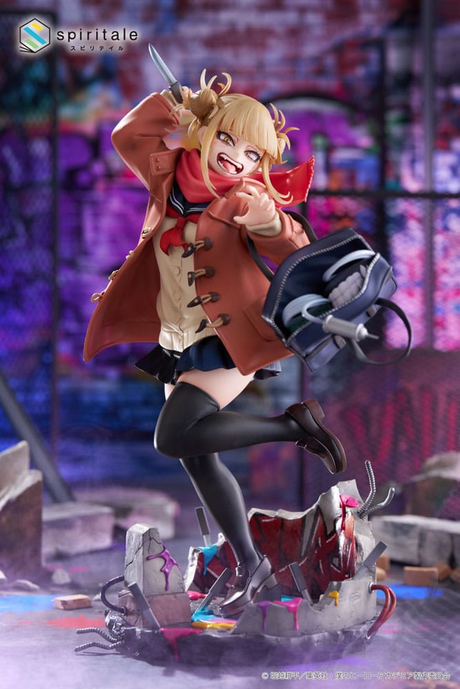 My Hero Academia Senpai PVC Statue 1/7 Himiko Toga Duffel Coat 27cm - Scale Statue - Spiritale - Hobby Figures UK